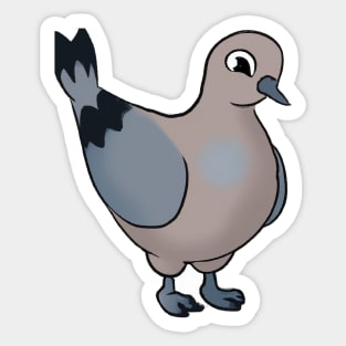 Cute Dove Drawing Sticker